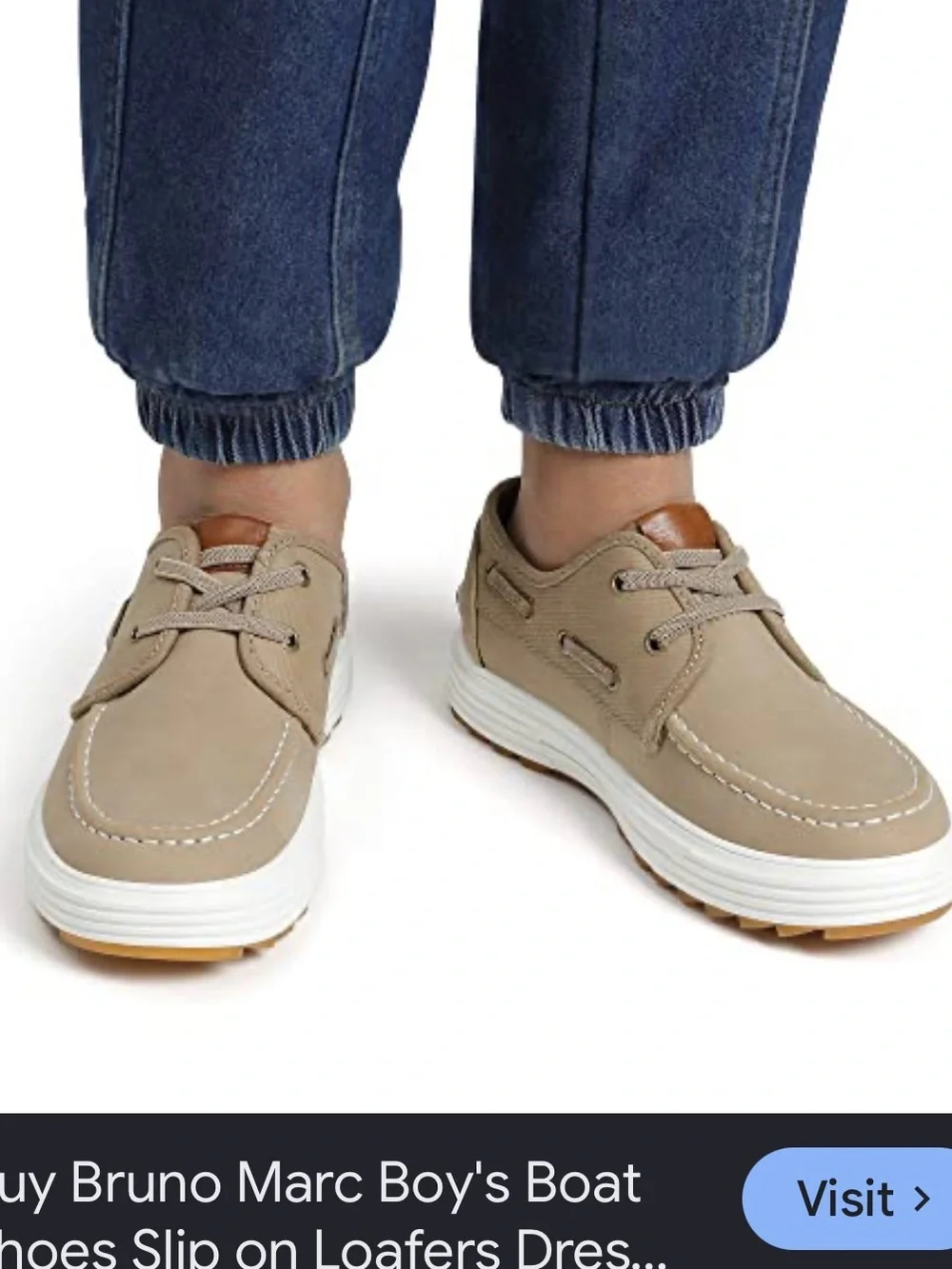 Bruno Marc Boys Boat Shoes